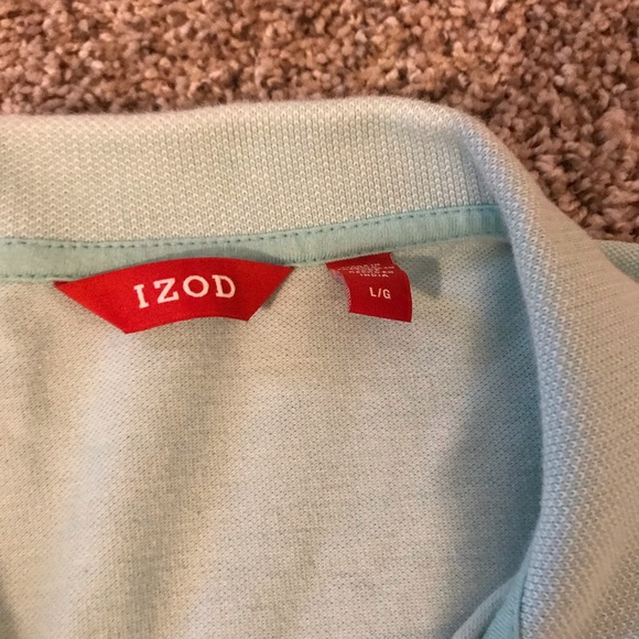 Izod seafoam green polo - Picture 3 of 3